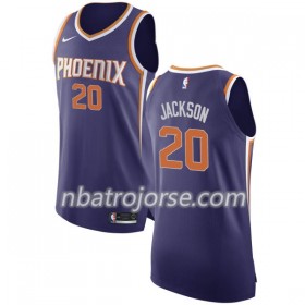 Män Phoenix Suns Tröja Josh Jackson 20 Nike 2017-18 Lila Swingman